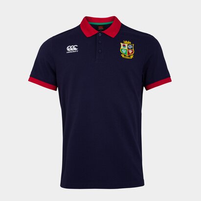 Canterbury and Irish Lions Nations Polo Shirt Mens