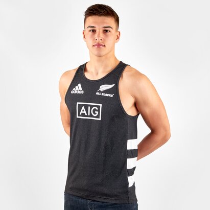 adidas Nlle Zélande All Blacks 2018/19 - Débardeur de Rugby Entraînement