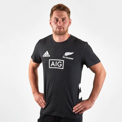 adidas Nlle Zélande All Blacks 2018/19 - Tshirt de Rugby Performance